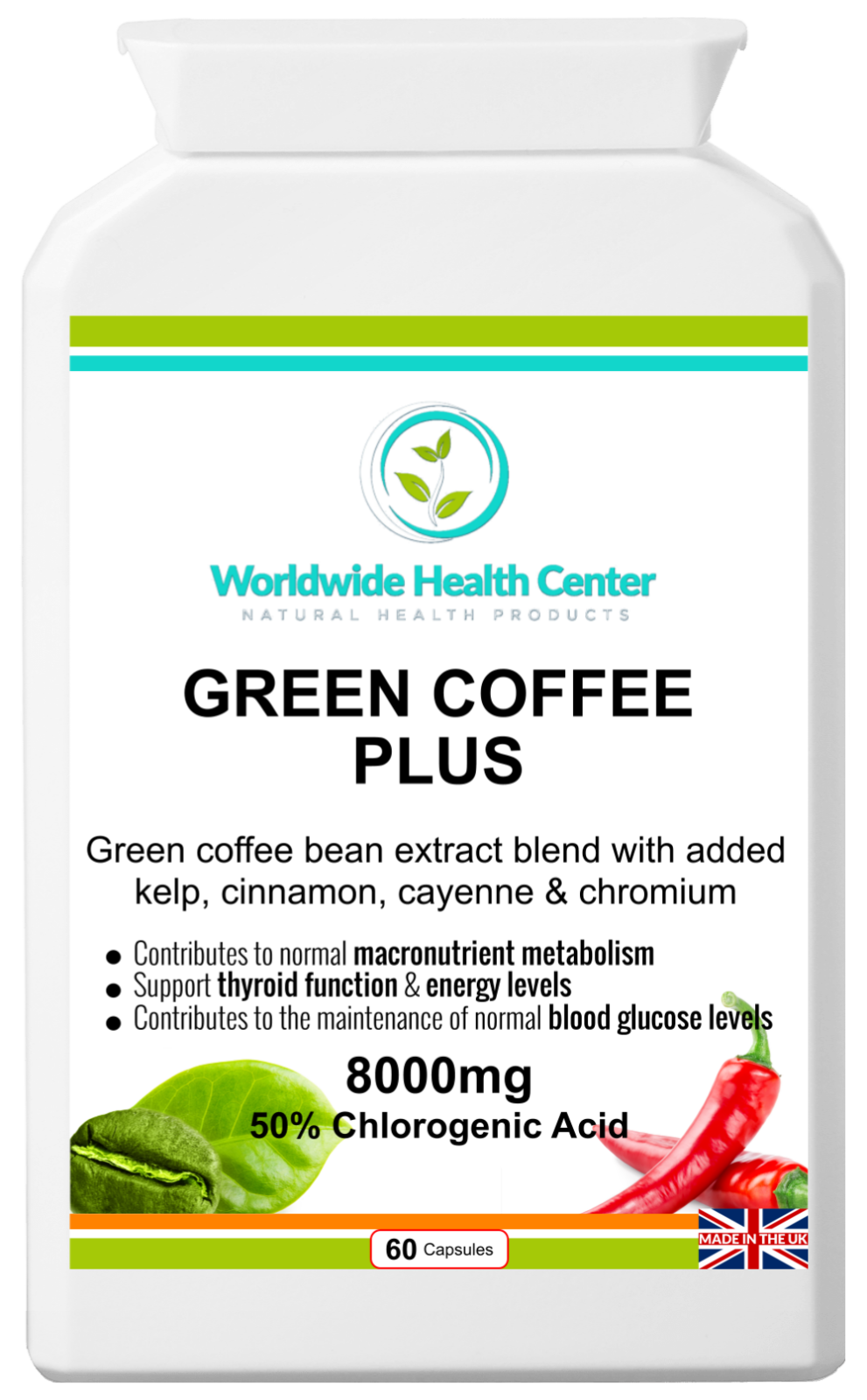 Pastile de slabit cu cafea verde Greencoffeeplus
